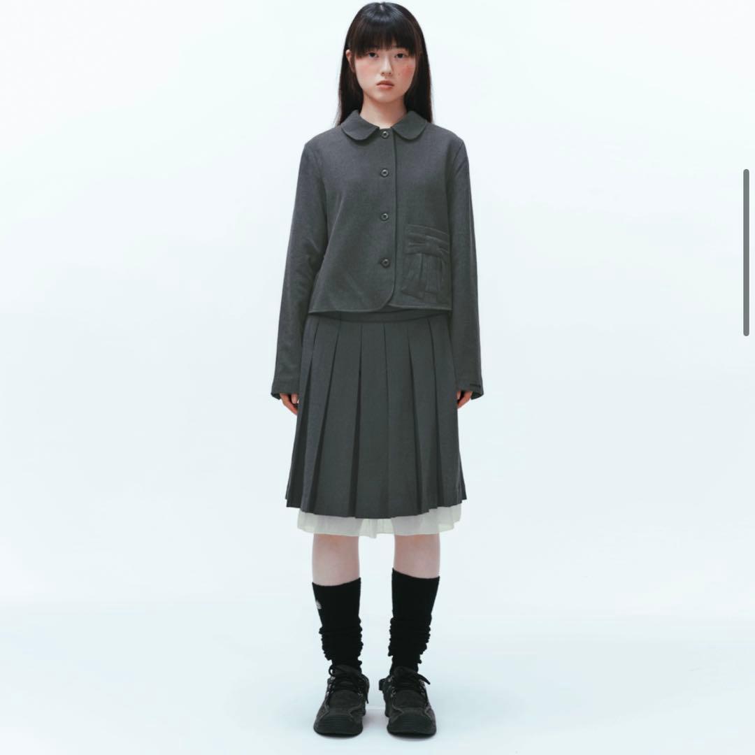 ジャケット・アウター coyseio RIBBON JACKET GREY