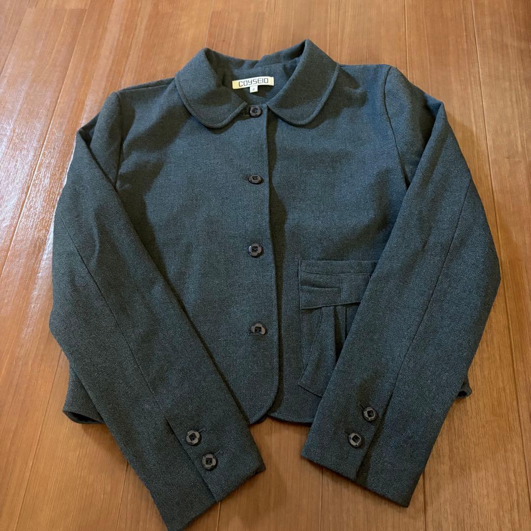 ジャケット・アウター coyseio RIBBON JACKET GREY