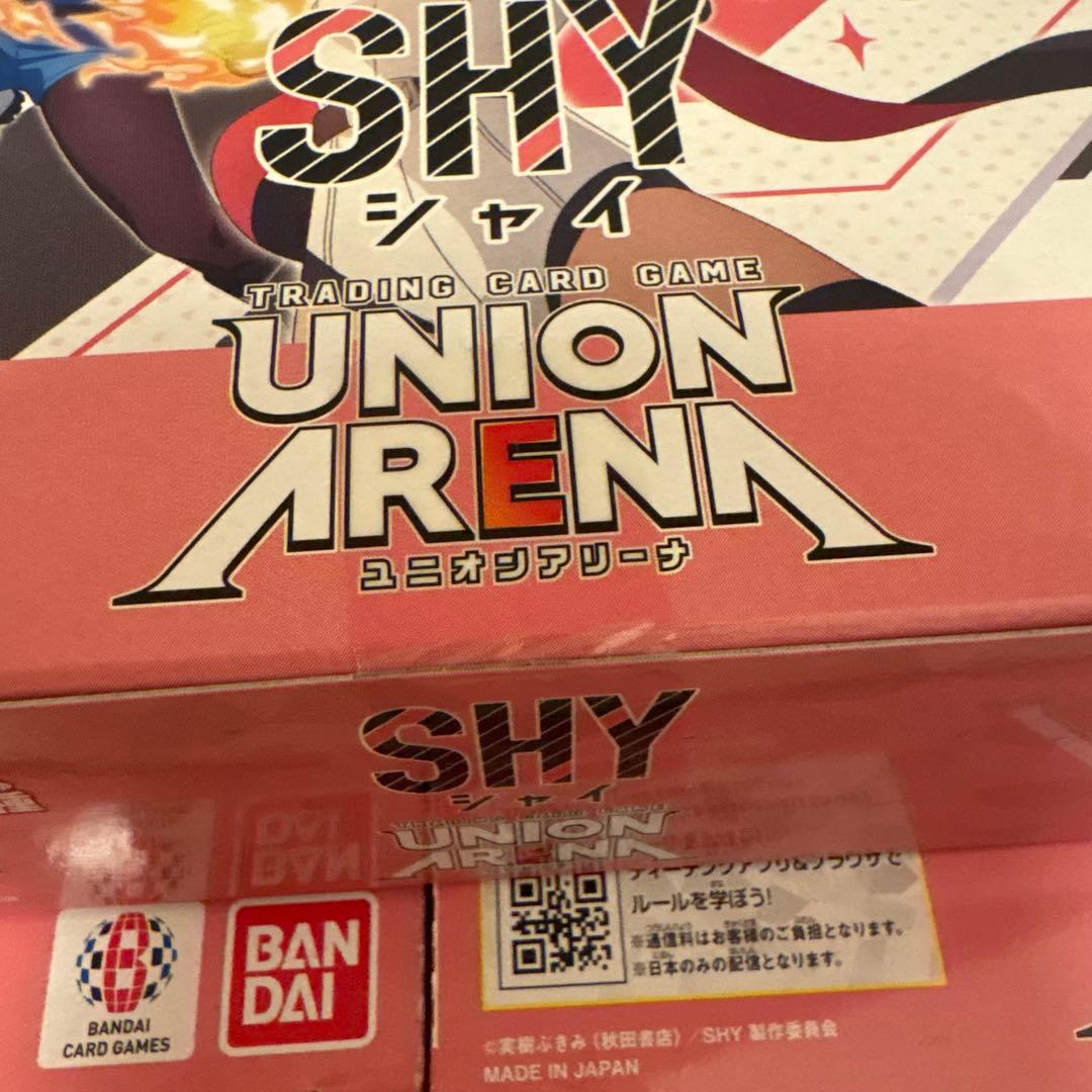 UNION ARENA ユニオンアリーナ SHY 3BOX 新品未開封 テープ付