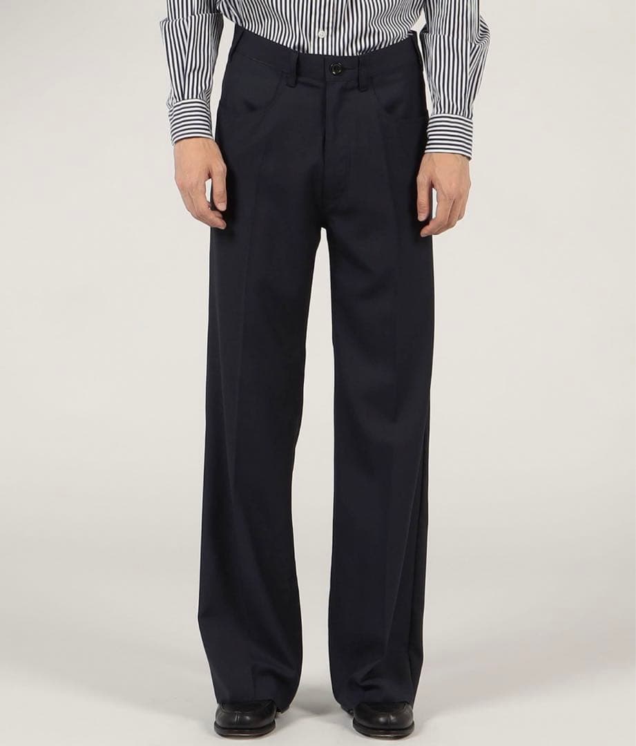 【新品】定価66,000円 la favola wool セミフレアpants