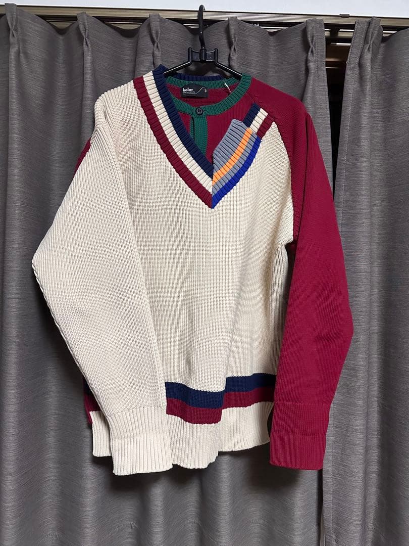 kolor クレイジーパターンニット