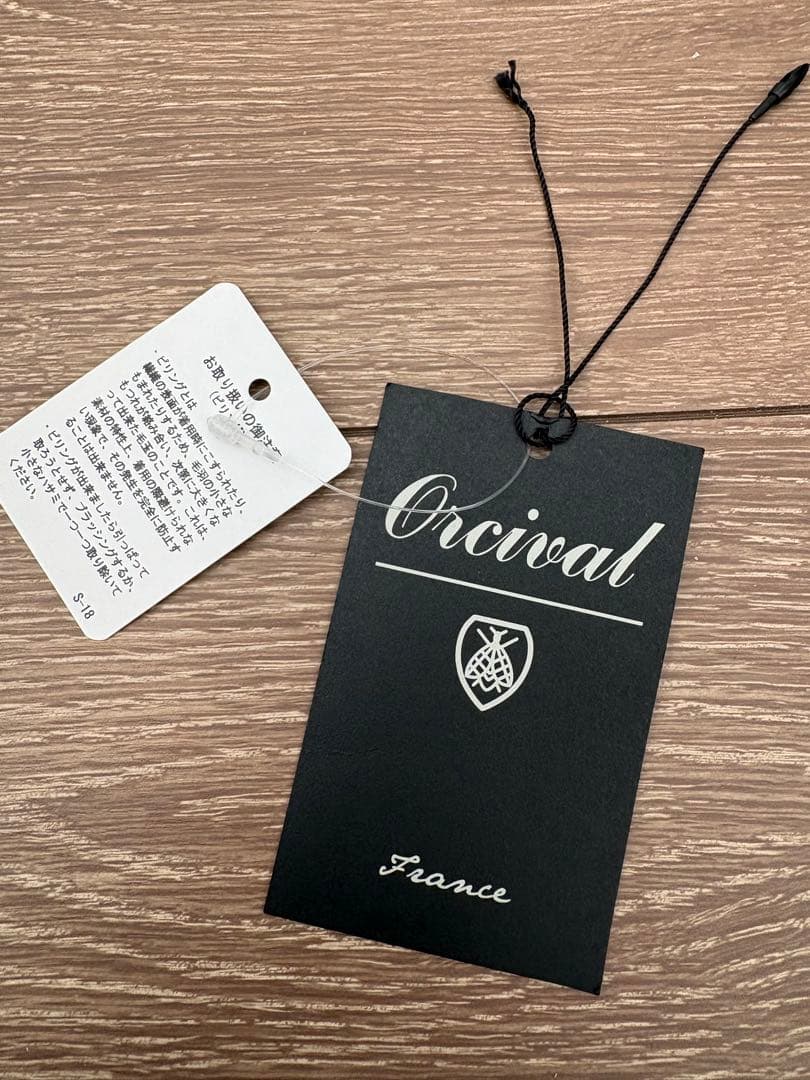 【送料無料】ORCIVAL ウールリバーダブルブレストコート ネイビー 4