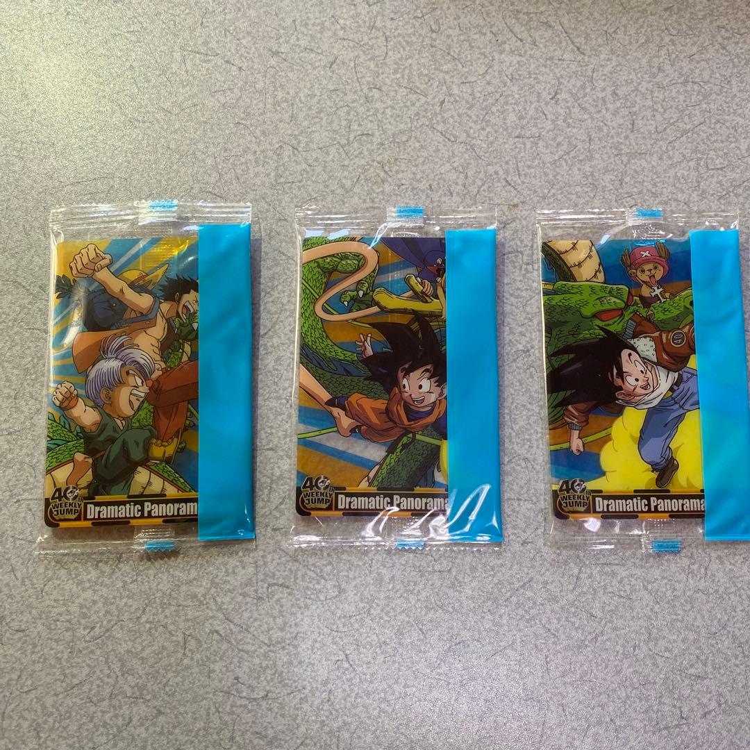 ③未開封ジャンプ40周年　ドラゴンボール✖️ワンピース　ウエハースカード