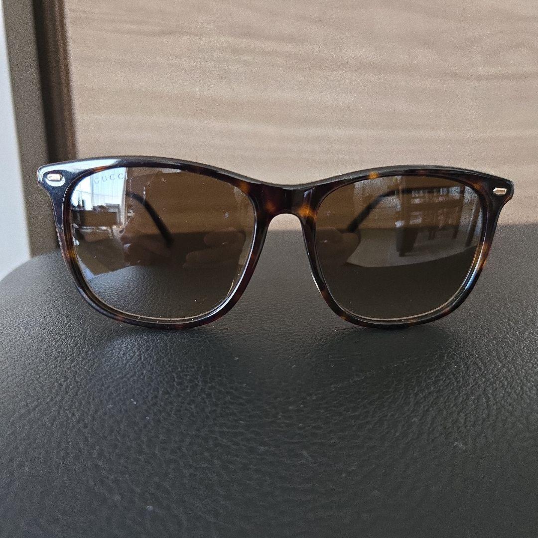 GUCCI ブラウン サングラス 専用ケース付き