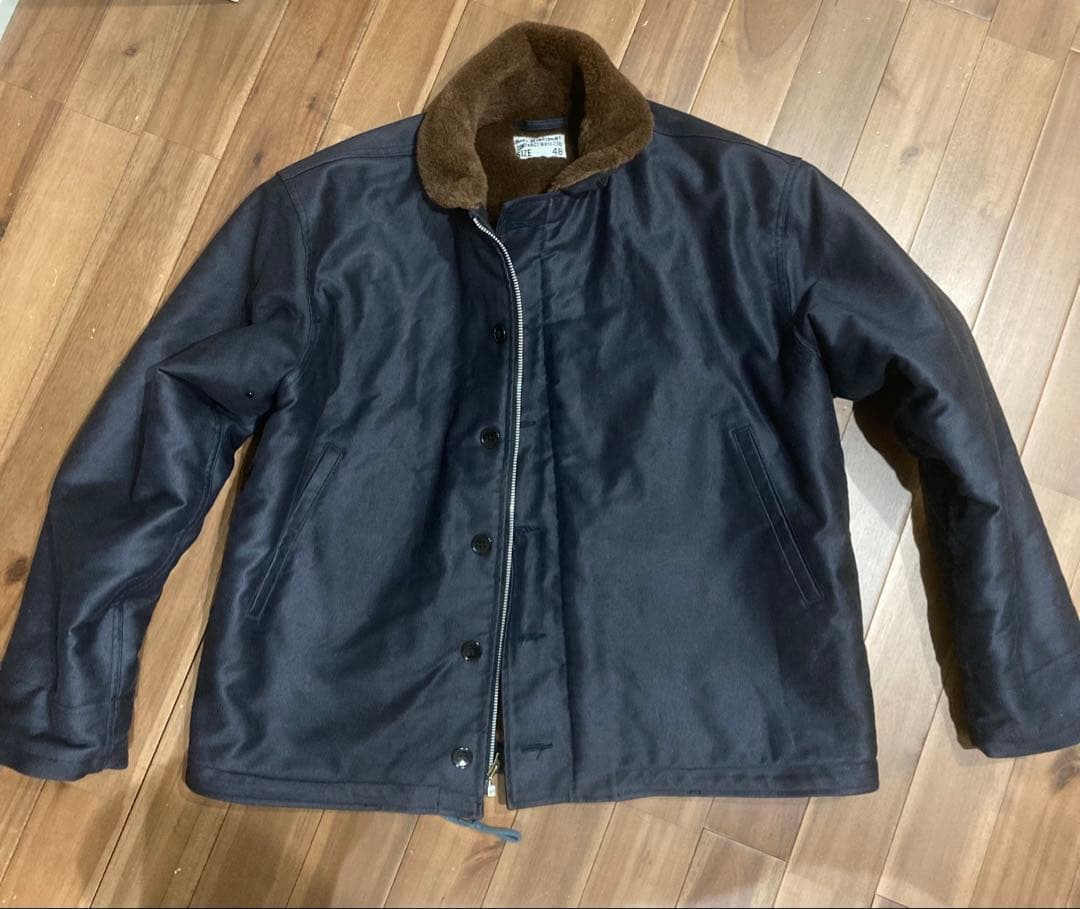 アルパカ100% N-1 デッキジャケット 48 日本製 WAIPER.inc