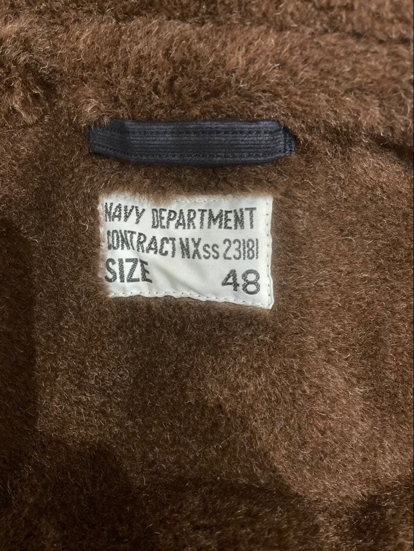 アルパカ100% N-1 デッキジャケット 48 日本製 WAIPER.inc