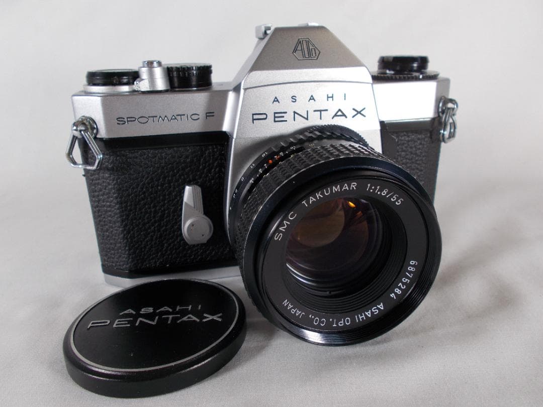 フィルムカメラ 整備済 完動品　Pentax SPF + f/1.8　L220