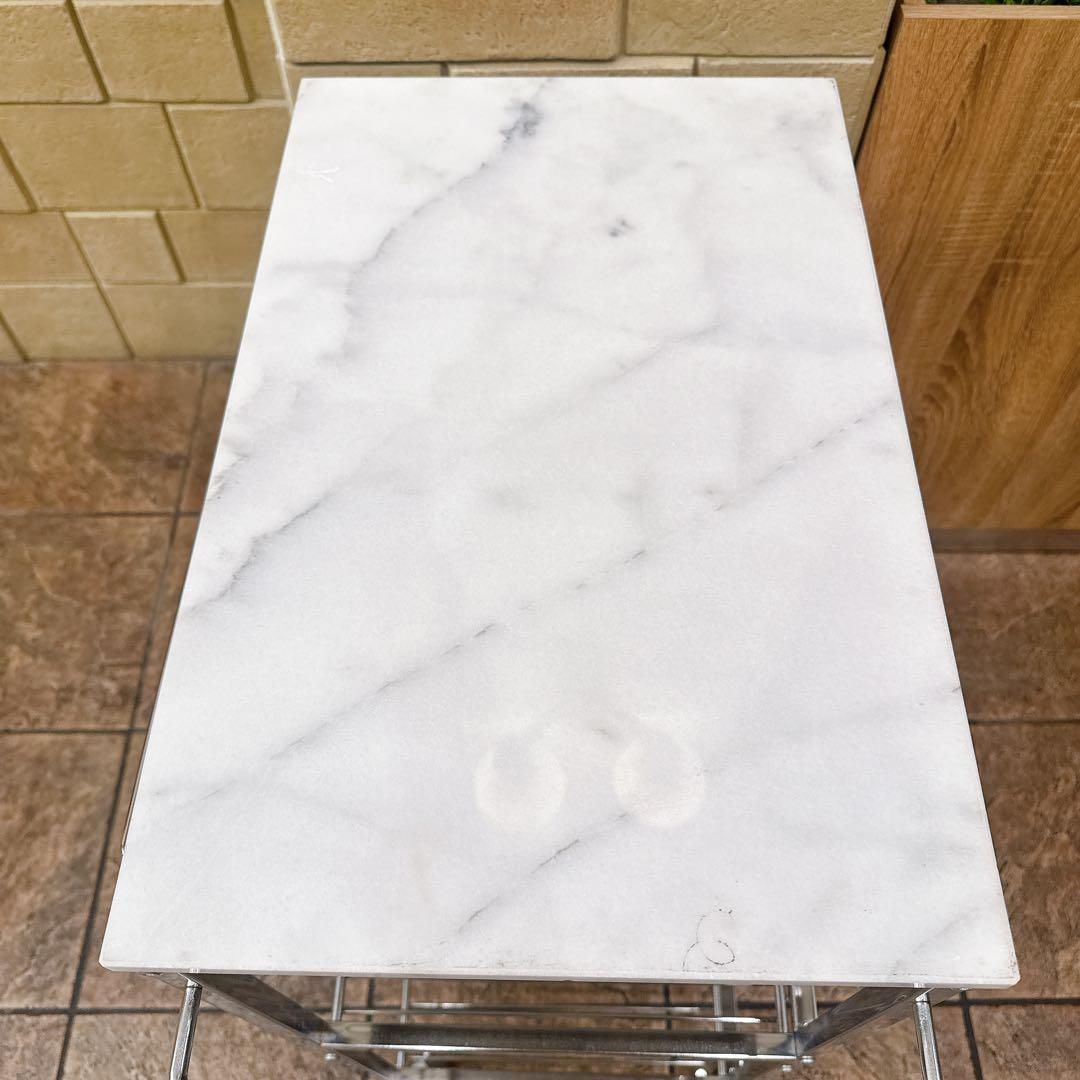 アスプルンド マーブルトップトローリーL 天然大理石 キッチンワゴン