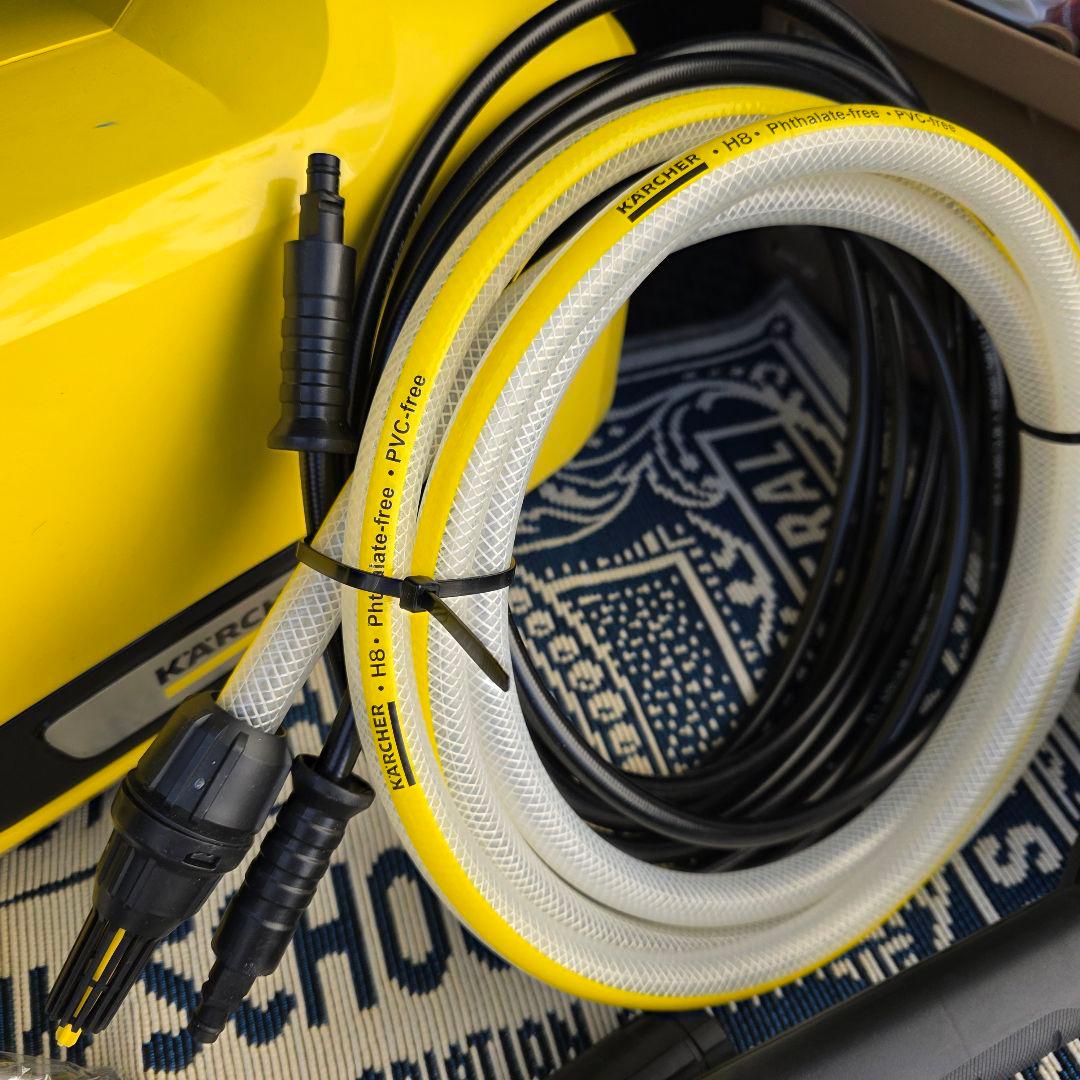 【1回使用の美品】高圧洗浄機 - K2サイレントと自吸用ホース付