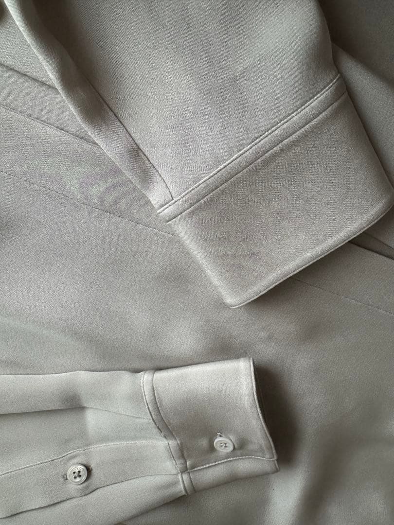 リリーシルク 30匁 ロープ シルク シャツワンピース