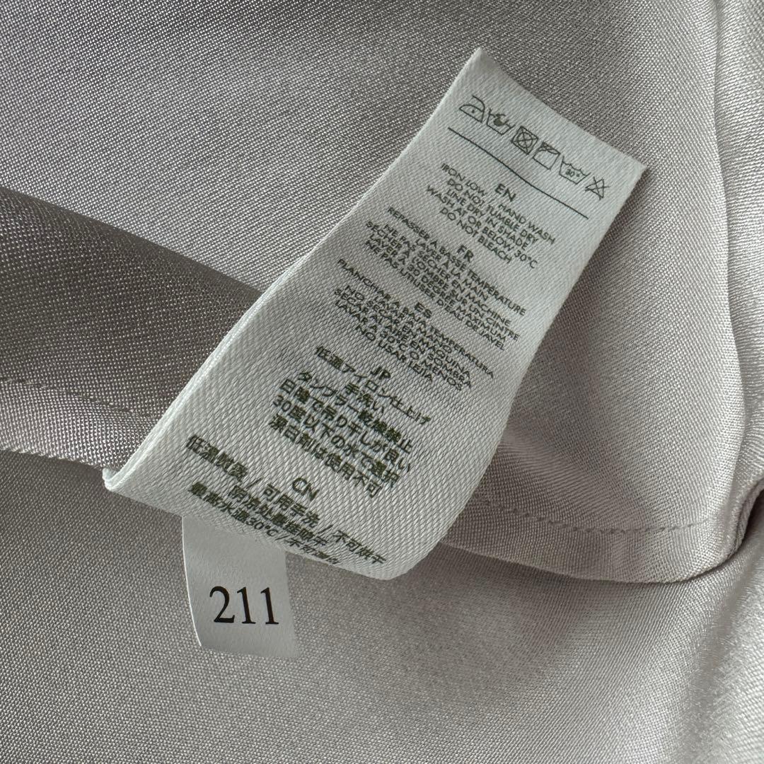 リリーシルク 30匁 ロープ シルク シャツワンピース