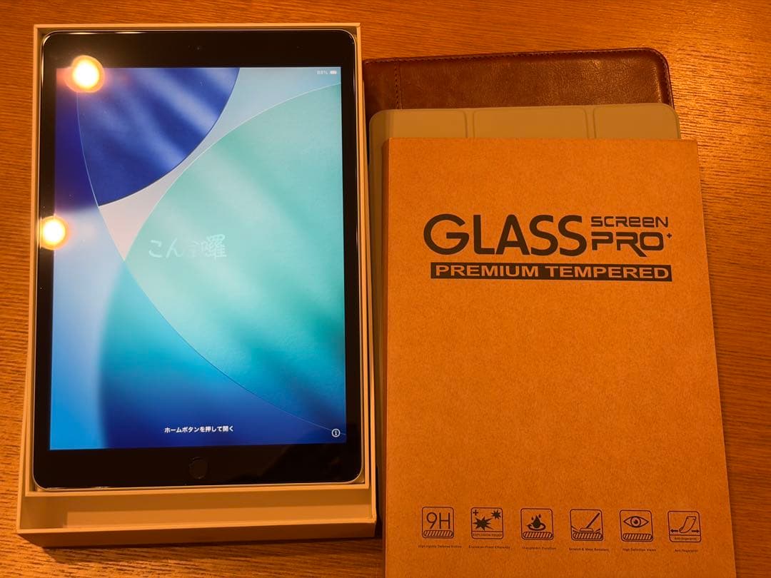 Apple iPad (第9世代) 64GB シルバー ケース2種 保護フィルム