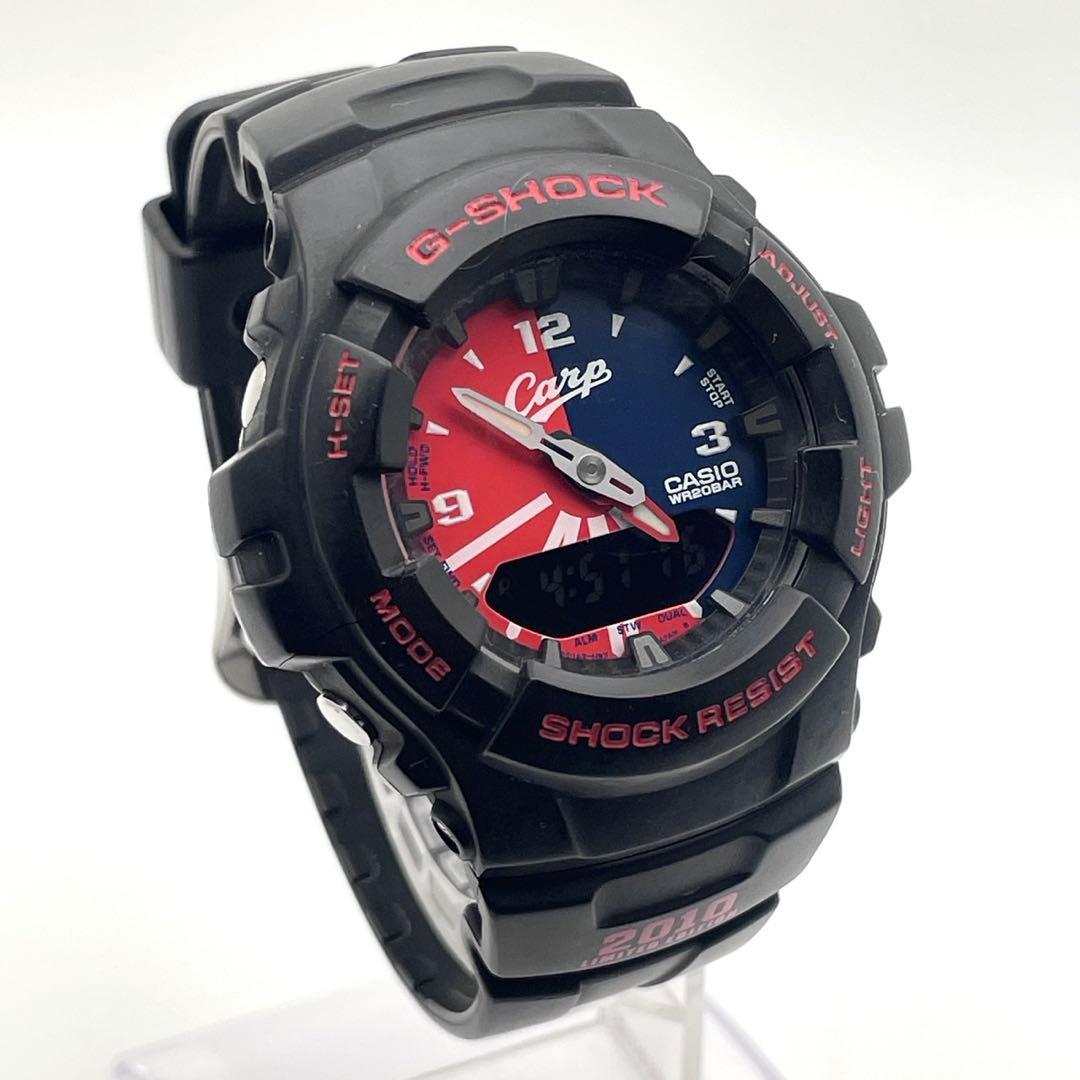 【稼働】G-SHOCK 広島カープ 2010 腕時計 60周年 ブラック