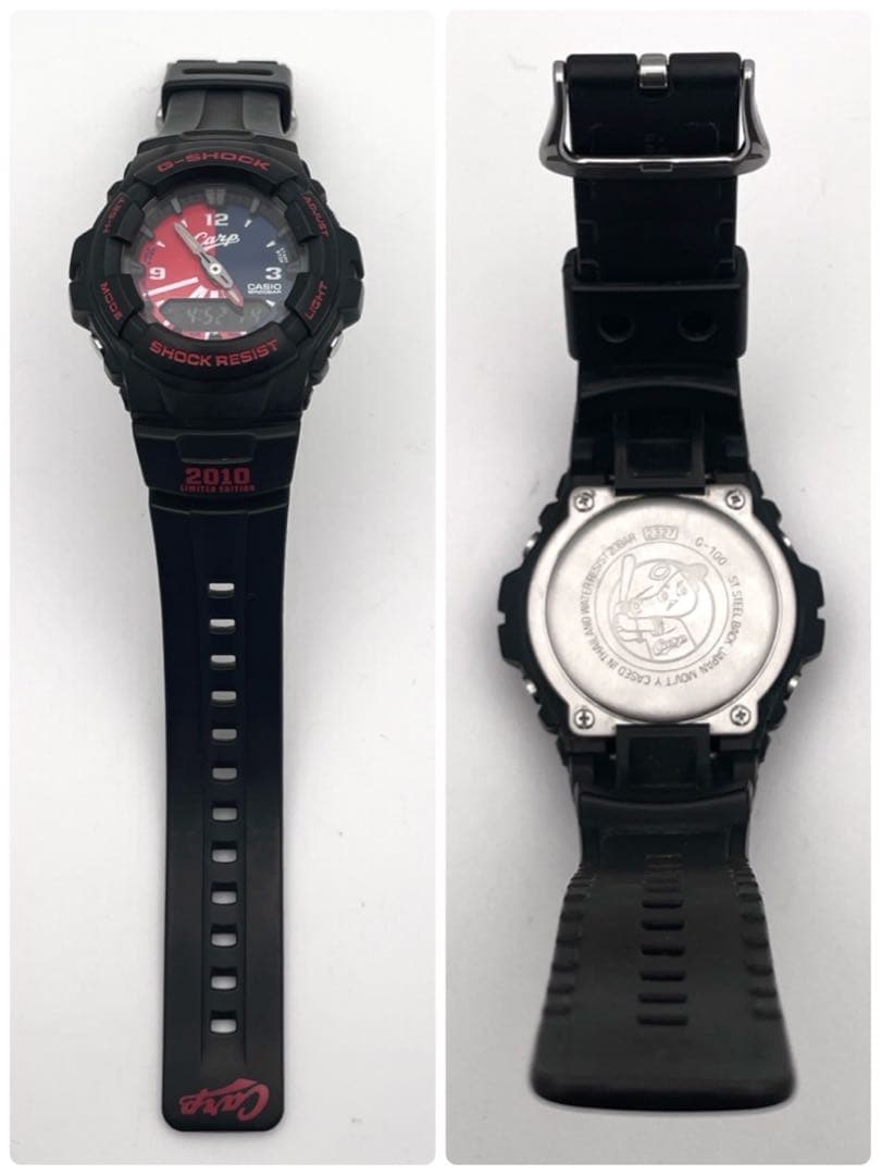 【稼働】G-SHOCK 広島カープ 2010 腕時計 60周年 ブラック