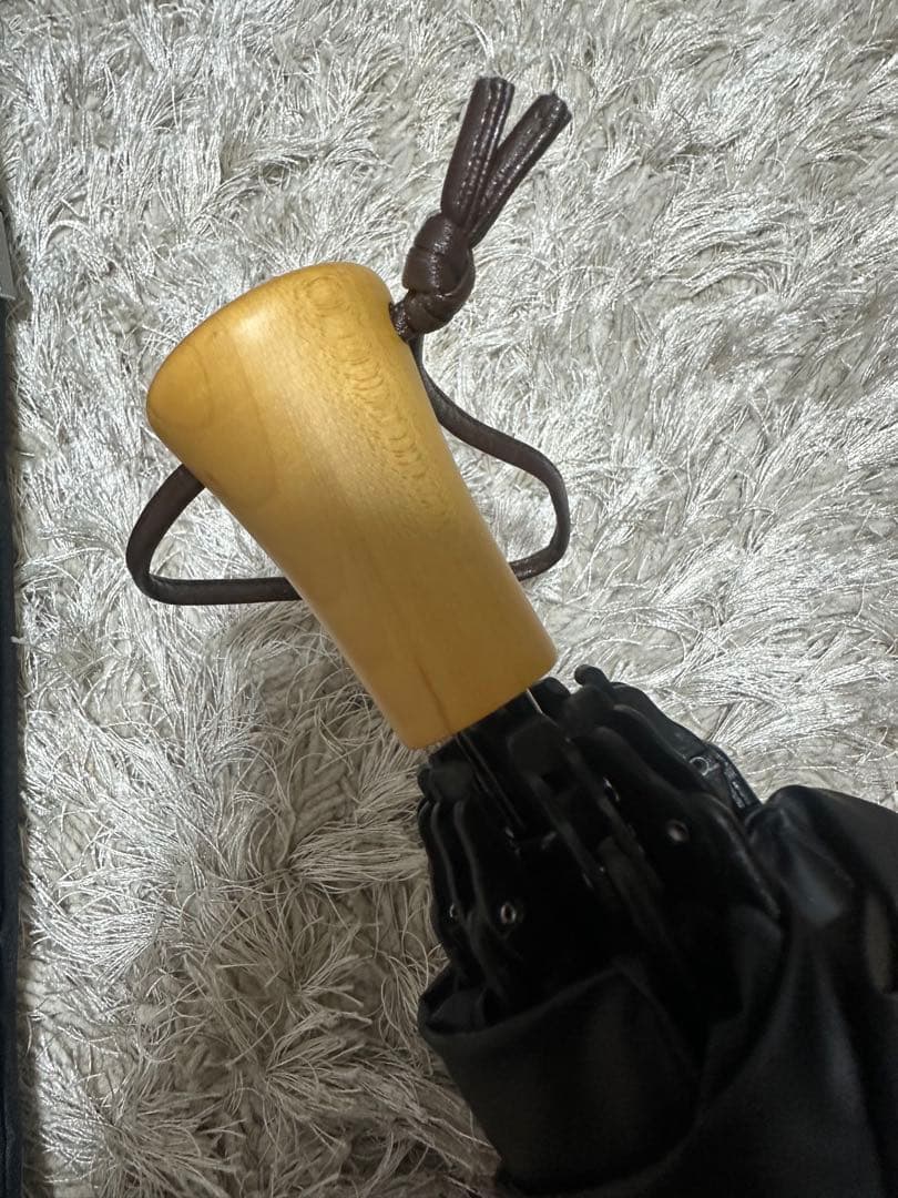 サンバリア100 折りたたみ日傘 ２段折 無地 ブラック