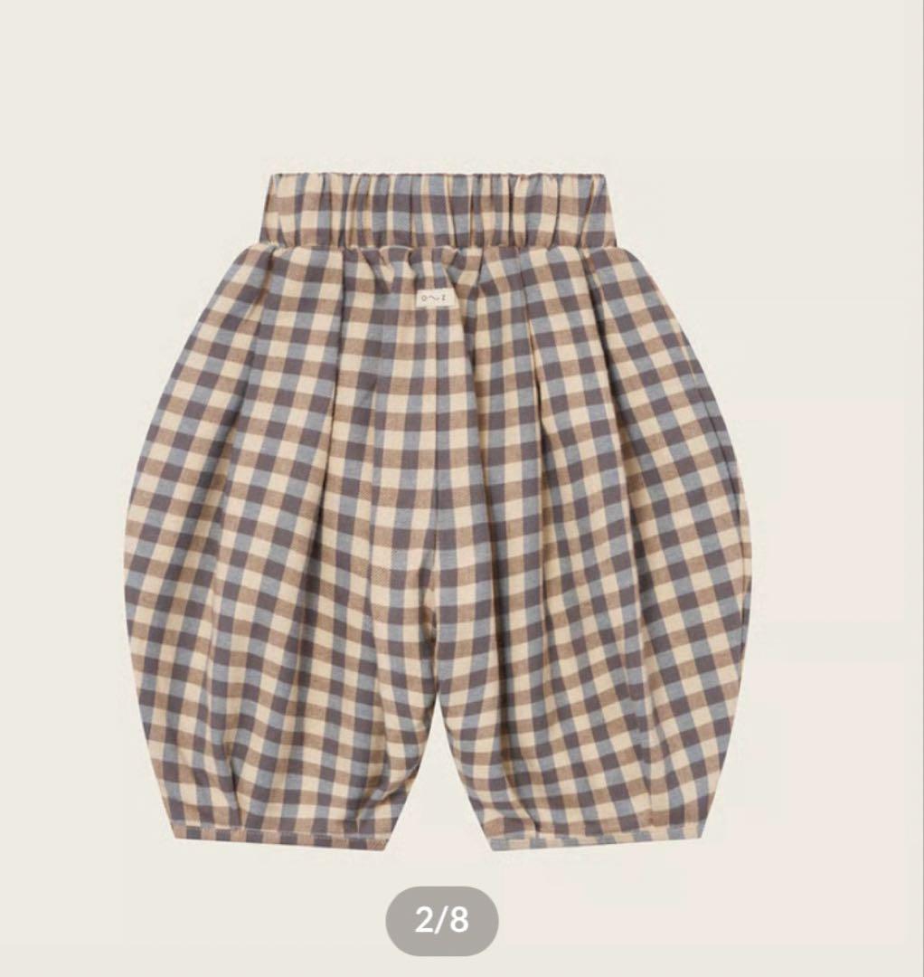オーガニックズー Shoreline Gingham Lodge Pants