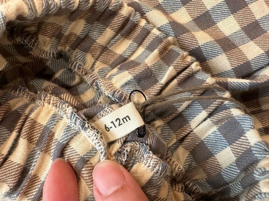 オーガニックズー Shoreline Gingham Lodge Pants