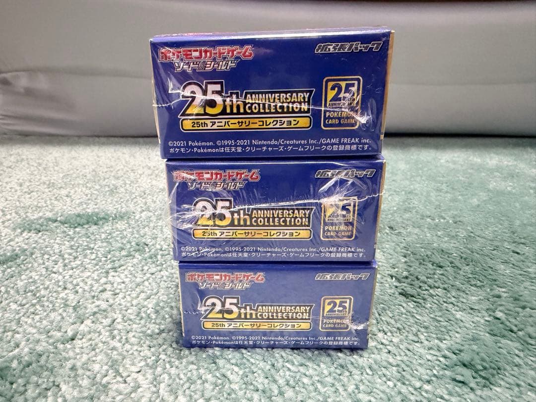ポケモンカード 25thAnniversaryCollection 3BOX