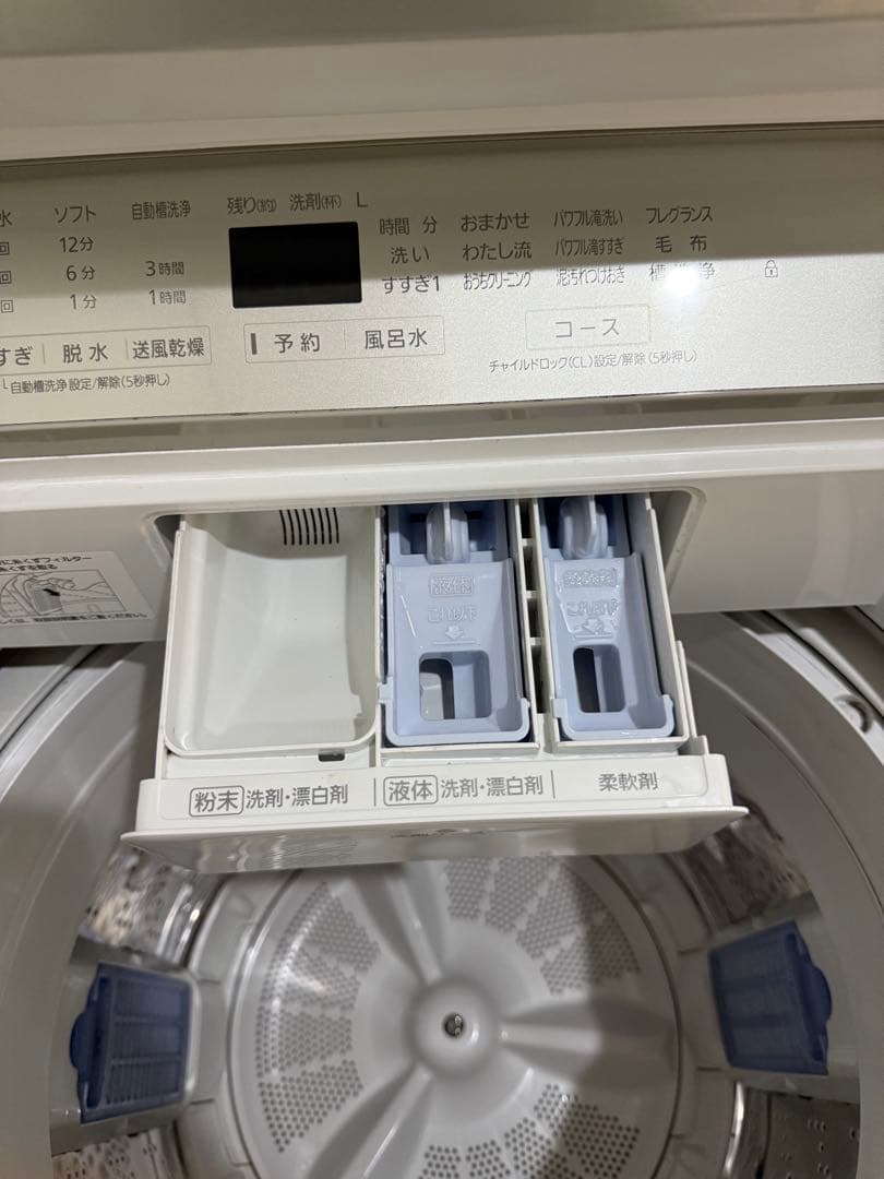 Panasonic 縦型洗濯機 本体 2019年製 10kg