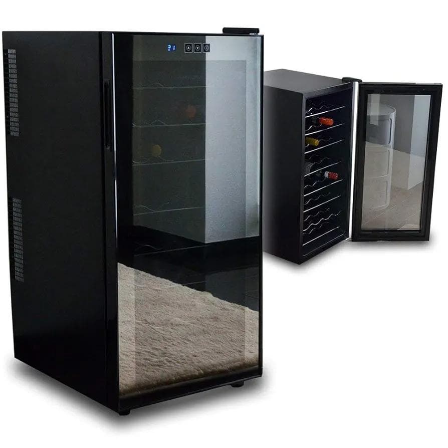 ワインセラー 32本 家庭用 ペルチェ方式 78L ブラック コンポジット