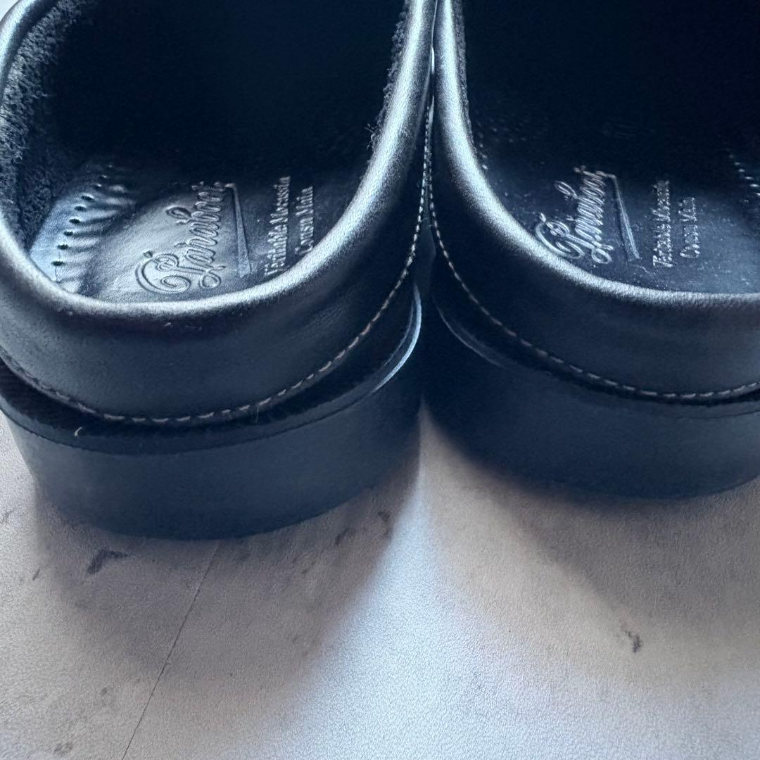 【Paraboot】BAHAMAS デッキクロッグサンダル US6 ブラック