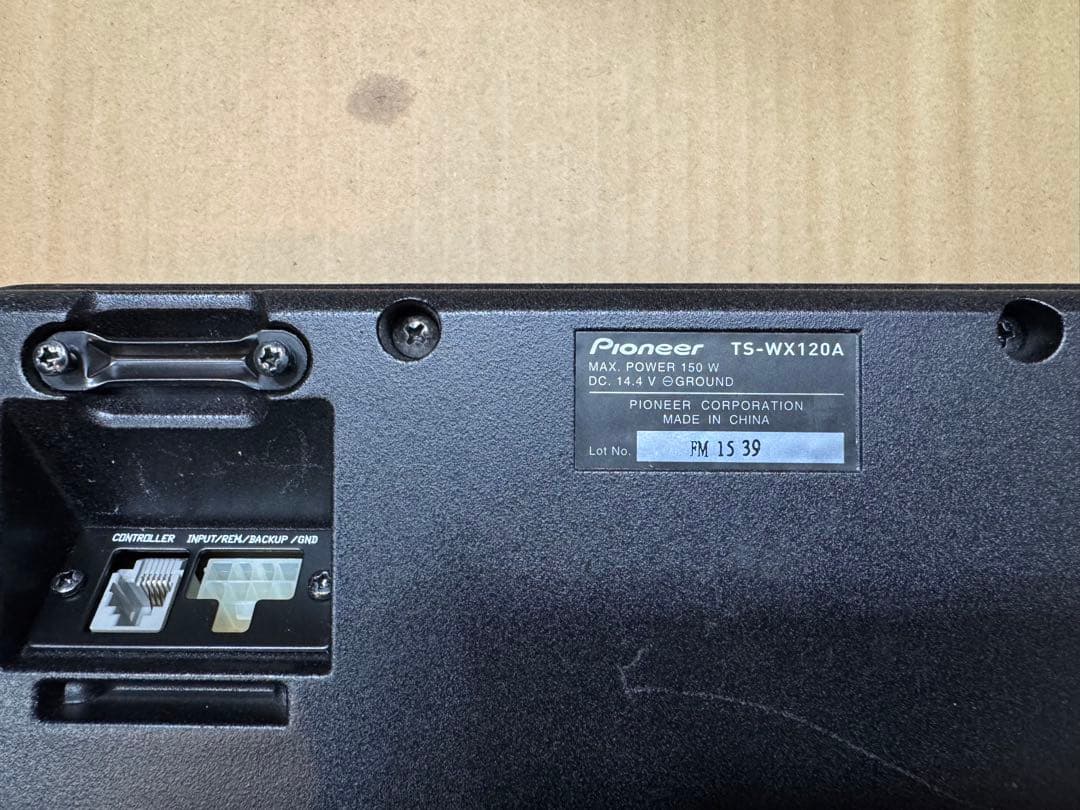 ‪☆‪値下げ☆ Pioneer TS-WX120A ウーファー