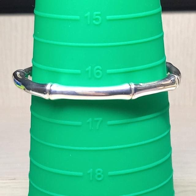 こ様 グッチ バンブー バングル ブレスレット シルバー 925 ヴィンテージ