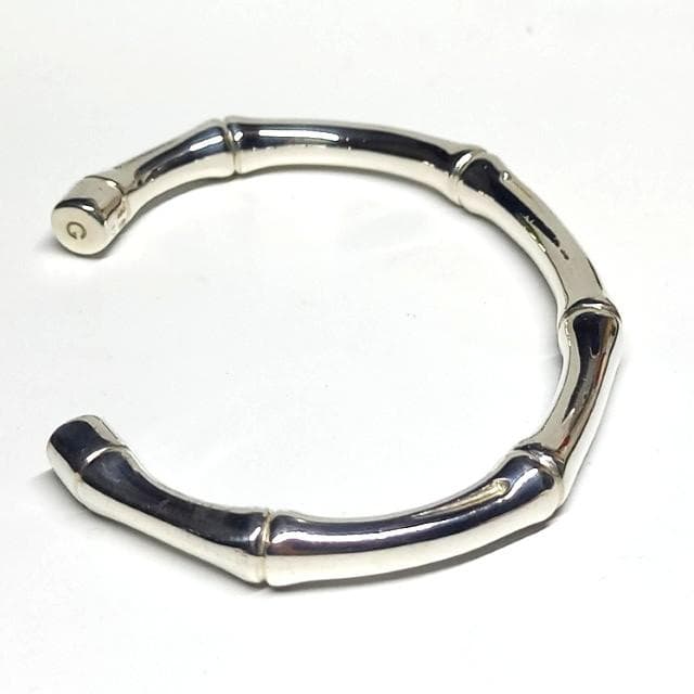 こ様 グッチ バンブー バングル ブレスレット シルバー 925 ヴィンテージ