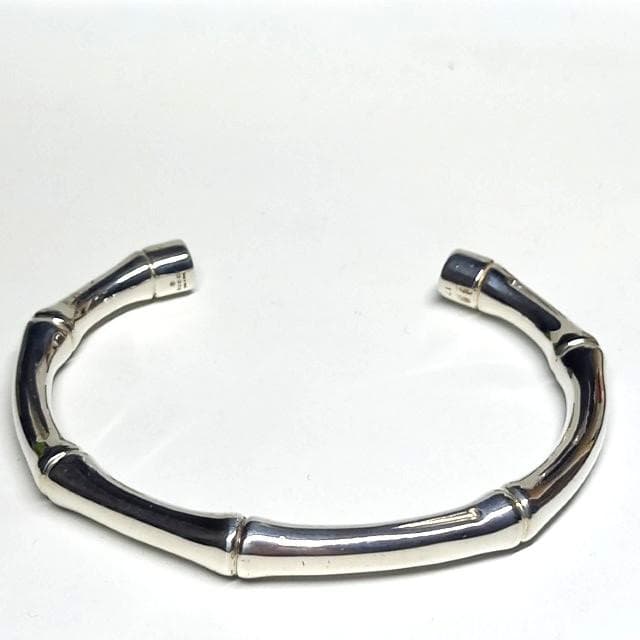 こ様 グッチ バンブー バングル ブレスレット シルバー 925 ヴィンテージ