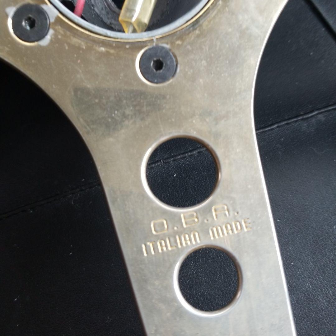 O.B.A. ウッド ステアリング 3スポーク 35Φ