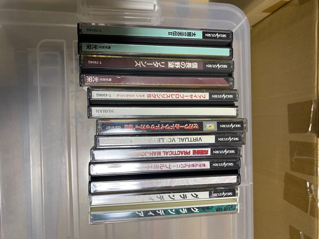 セガサターンソフト約90本動作未確認まとめ売り