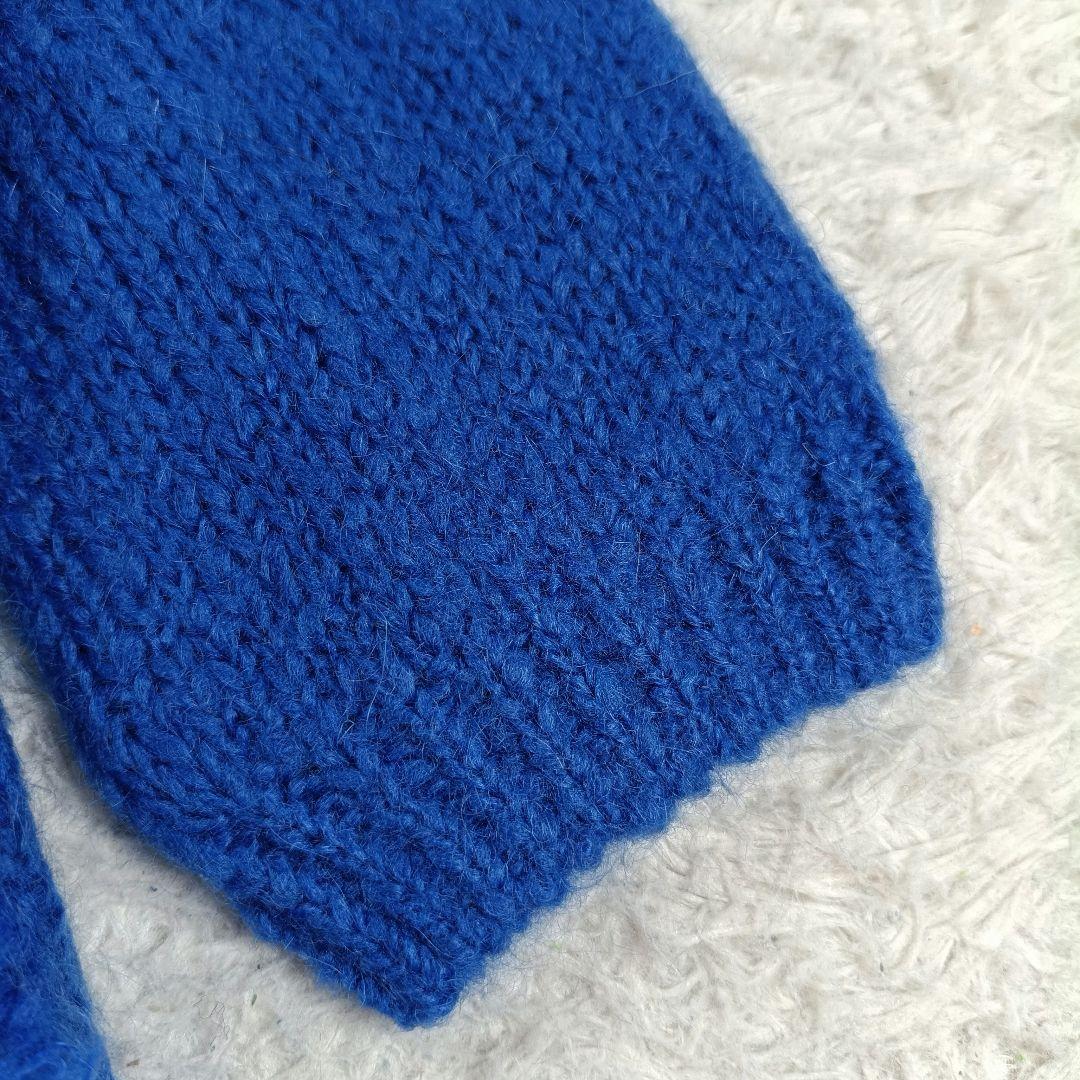 美品✨45R　モヘヤファー　上質タムロングカーディガン　3　コート　羽織