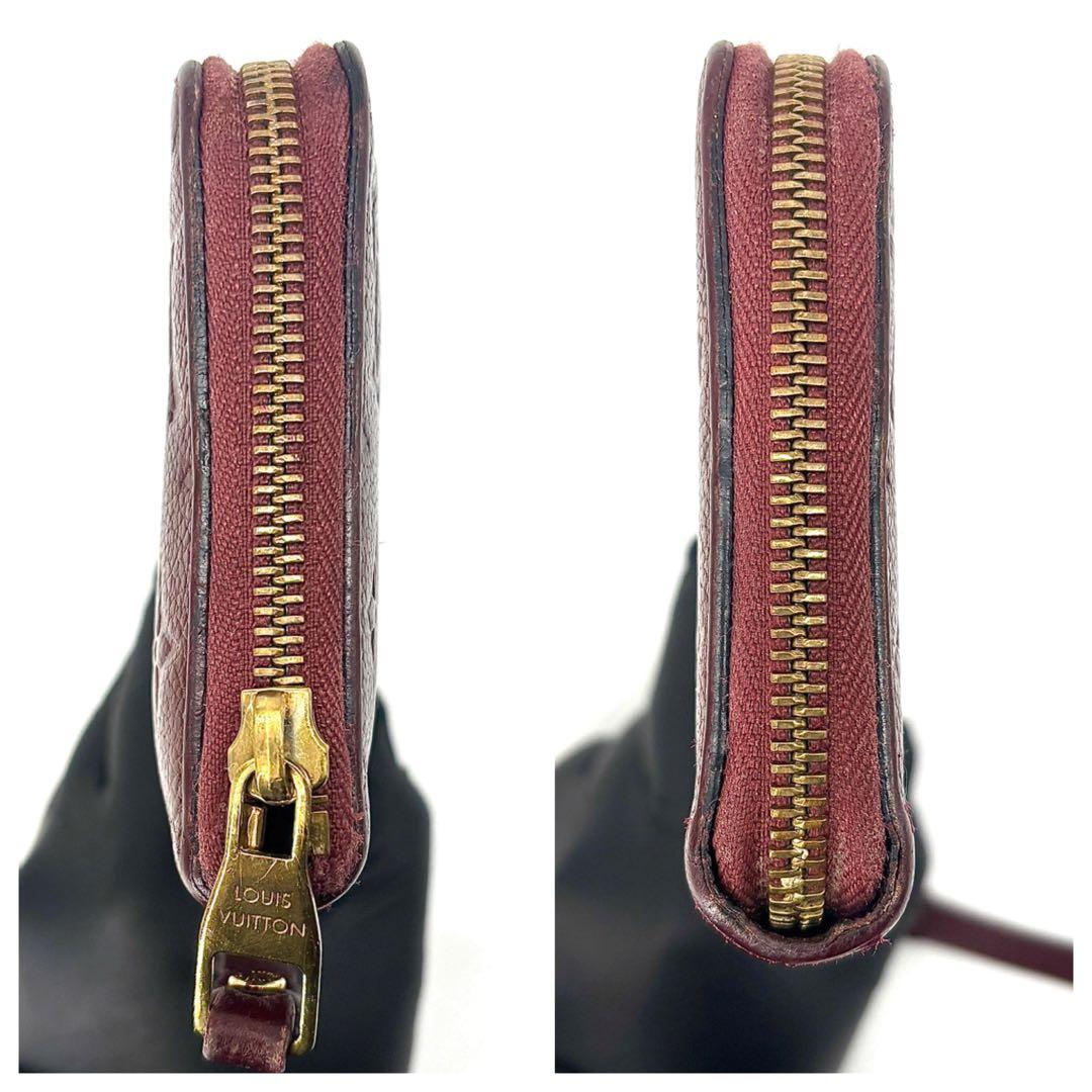 キ*)様 ルイヴィトン　ポルトフォイユ アンプラント　ラウンドファスナー　ロン