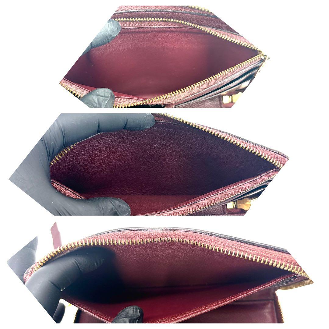 キ*)様 ルイヴィトン　ポルトフォイユ アンプラント　ラウンドファスナー　ロン