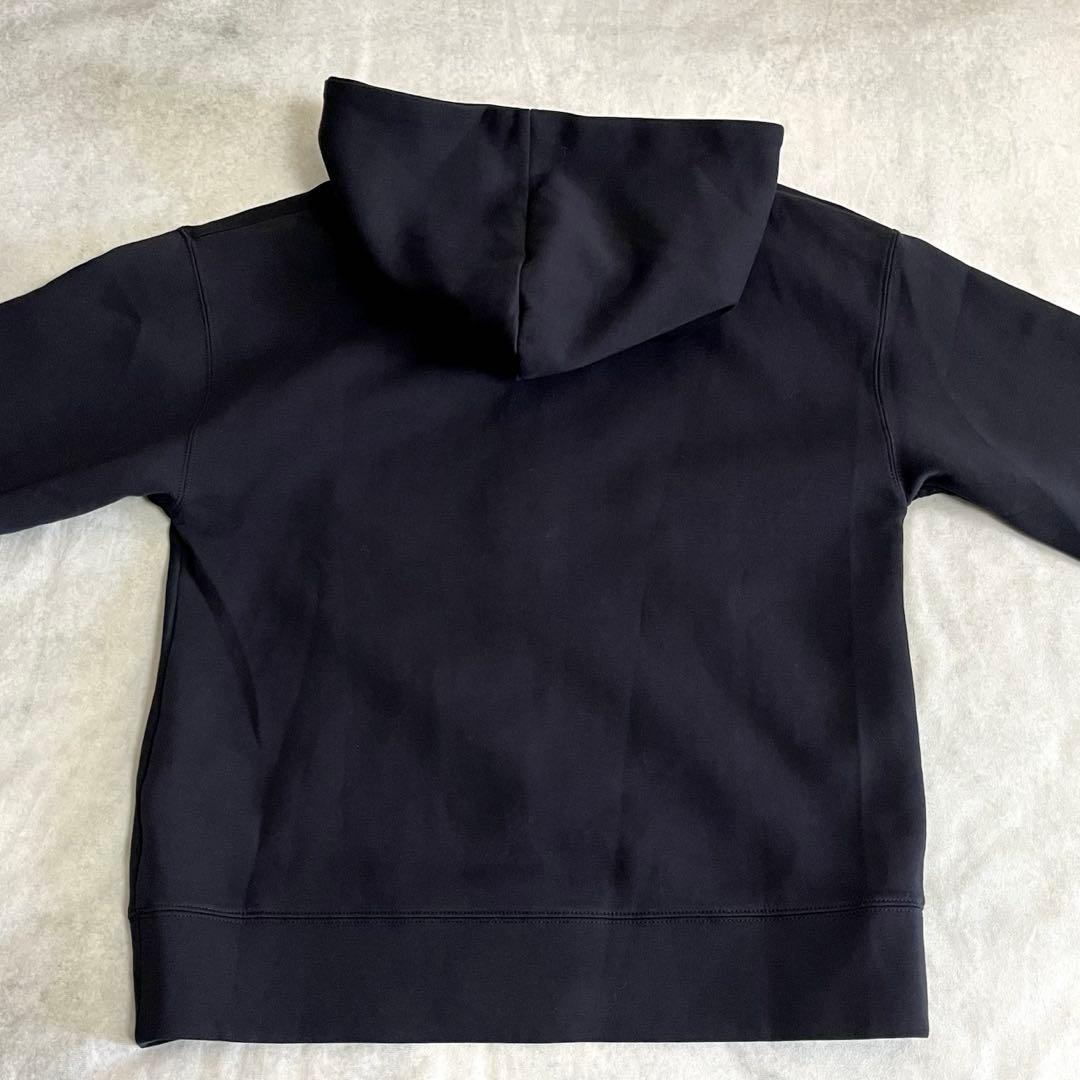 美品⭐️ラウンジドレス　ポンチパーカー ネイビー ダブルジップ