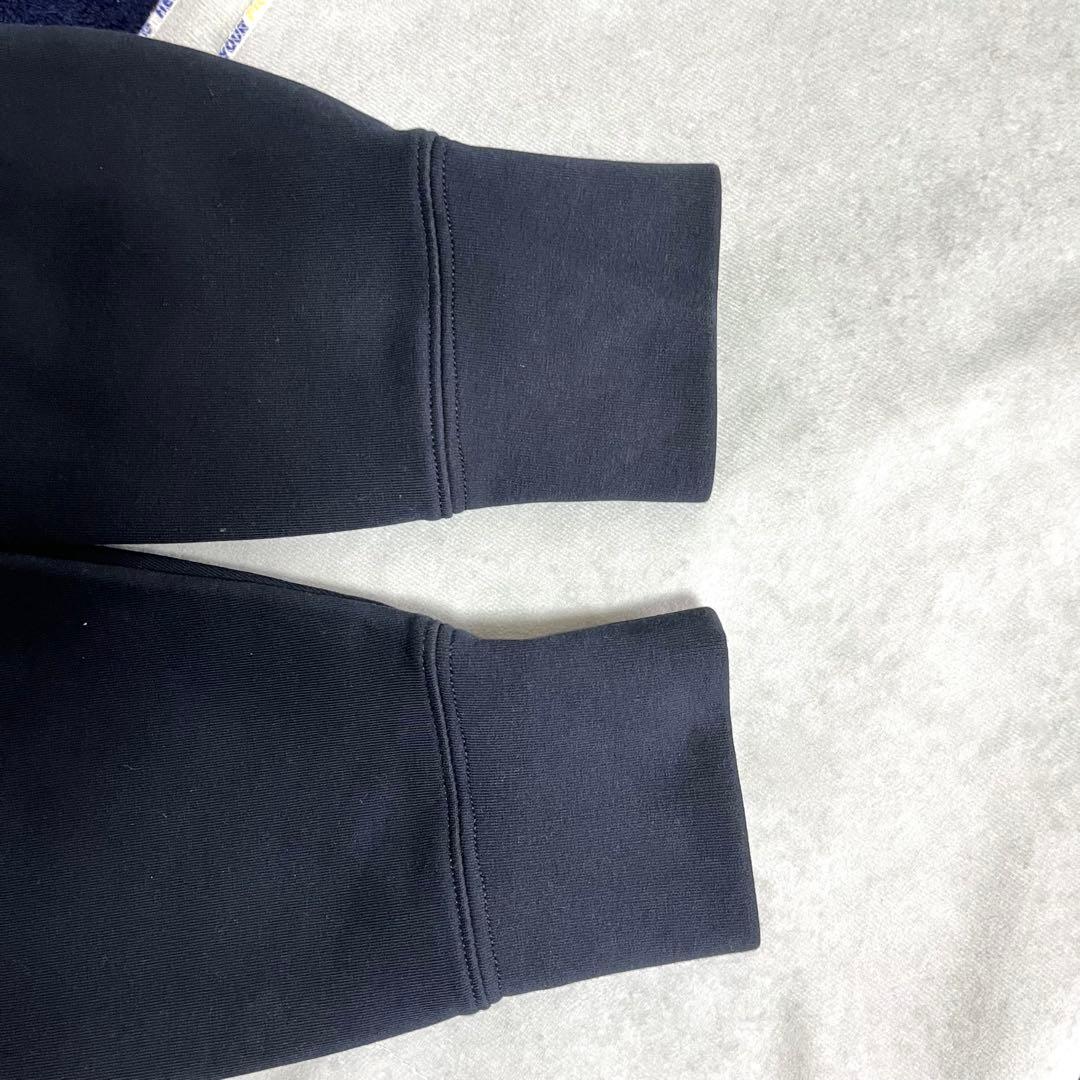 美品⭐️ラウンジドレス　ポンチパーカー ネイビー ダブルジップ