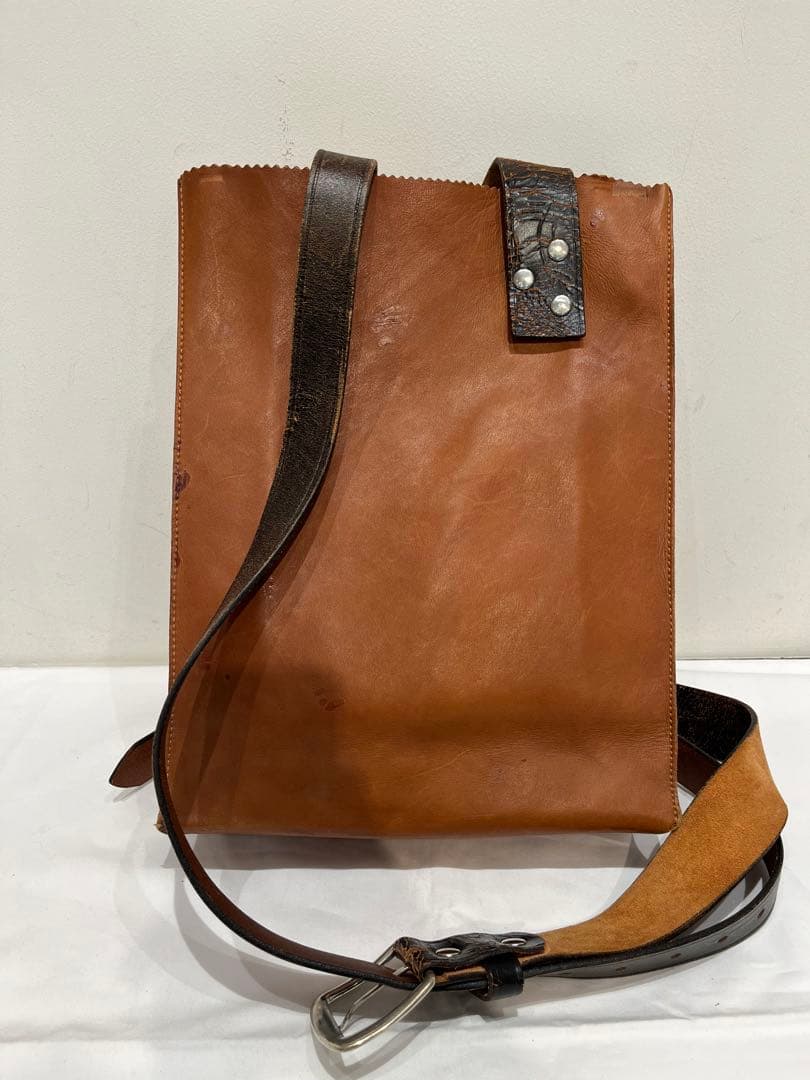 【M3】DSQUARED2 ディースクエアード ショルダーバッグ 本革 レザー