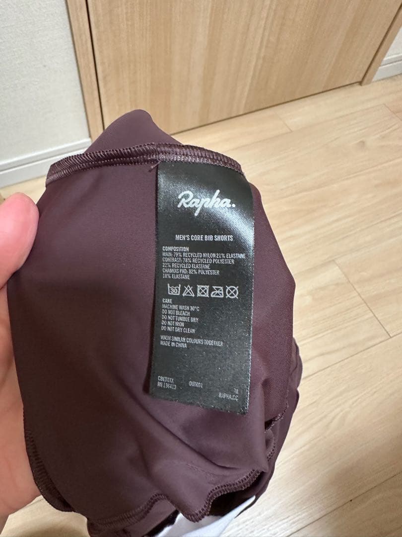 【新品同様】Rapha メンズ コア ビブショーツ XSサイズ 2025モデル