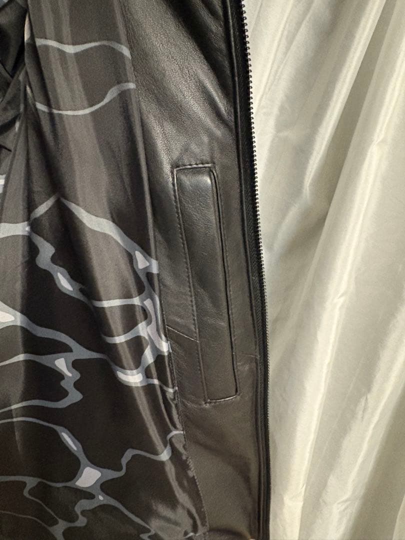 MANASTASH/マナスタッシュ/ V LEATHER DOWN JACKET