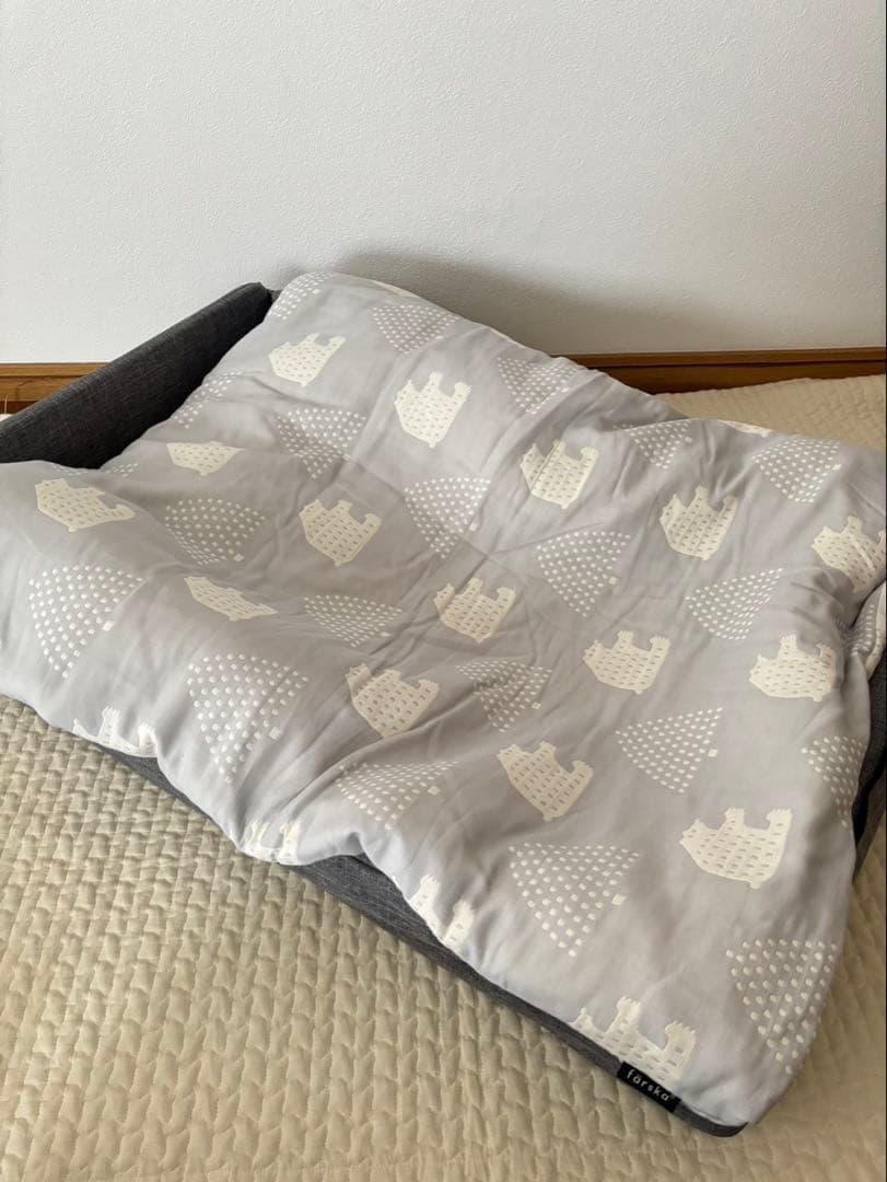 ＊美品＊ファルスカ コンパクトベッドFree メランジグレー