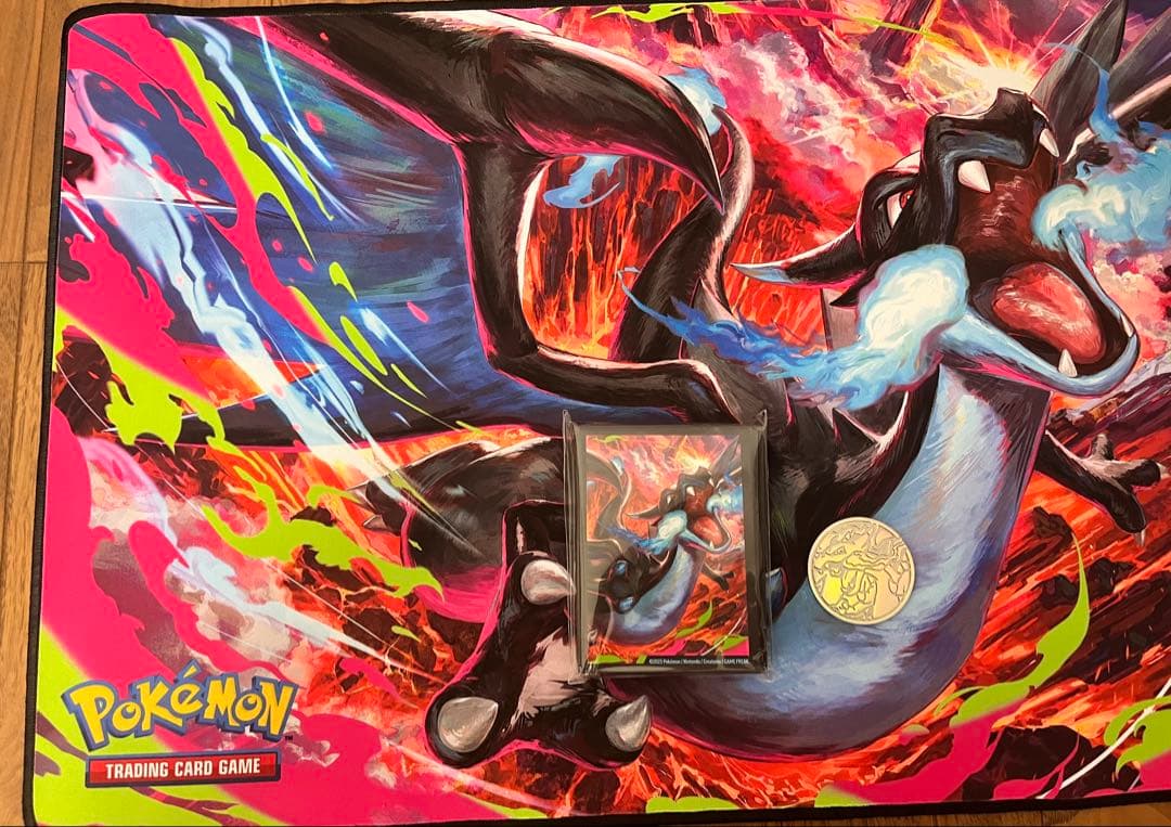 メガリザードンX プレイマット & スリーブ未開封＆ UPC 2025③