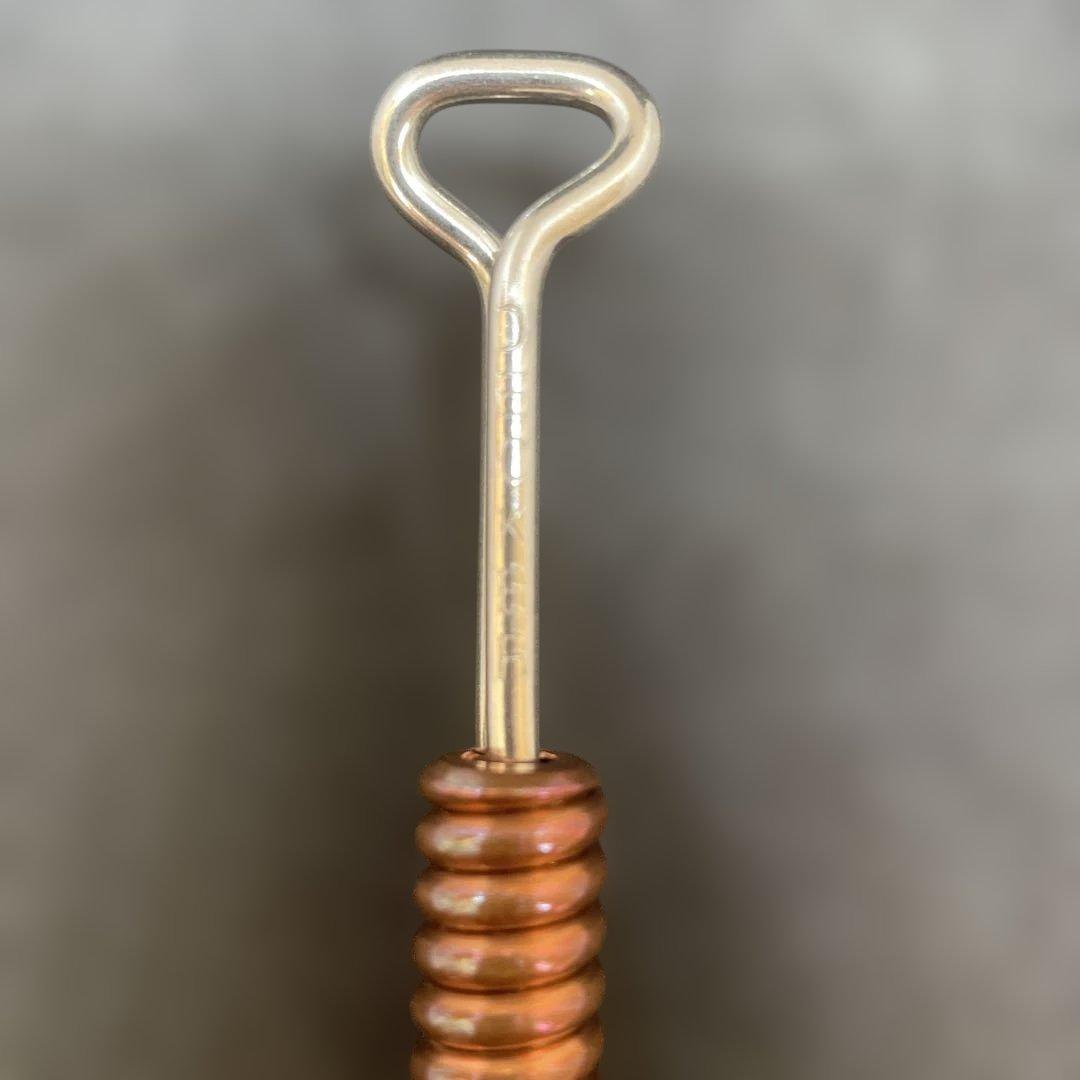 ジェフ・デッカー　ハングヌーズ・キーチェーン ステンレス✖️カッパー