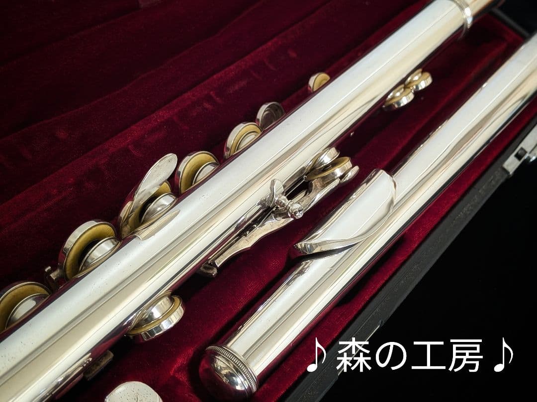 中古フルート専門店‼️部活応援‼️頭部管銀製 ヤマハフルートYFL311 Eメカ