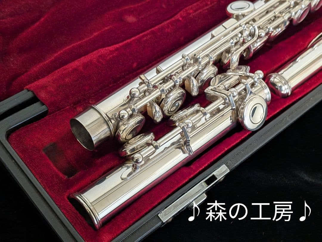 中古フルート専門店‼️部活応援‼️頭部管銀製 ヤマハフルートYFL311 Eメカ