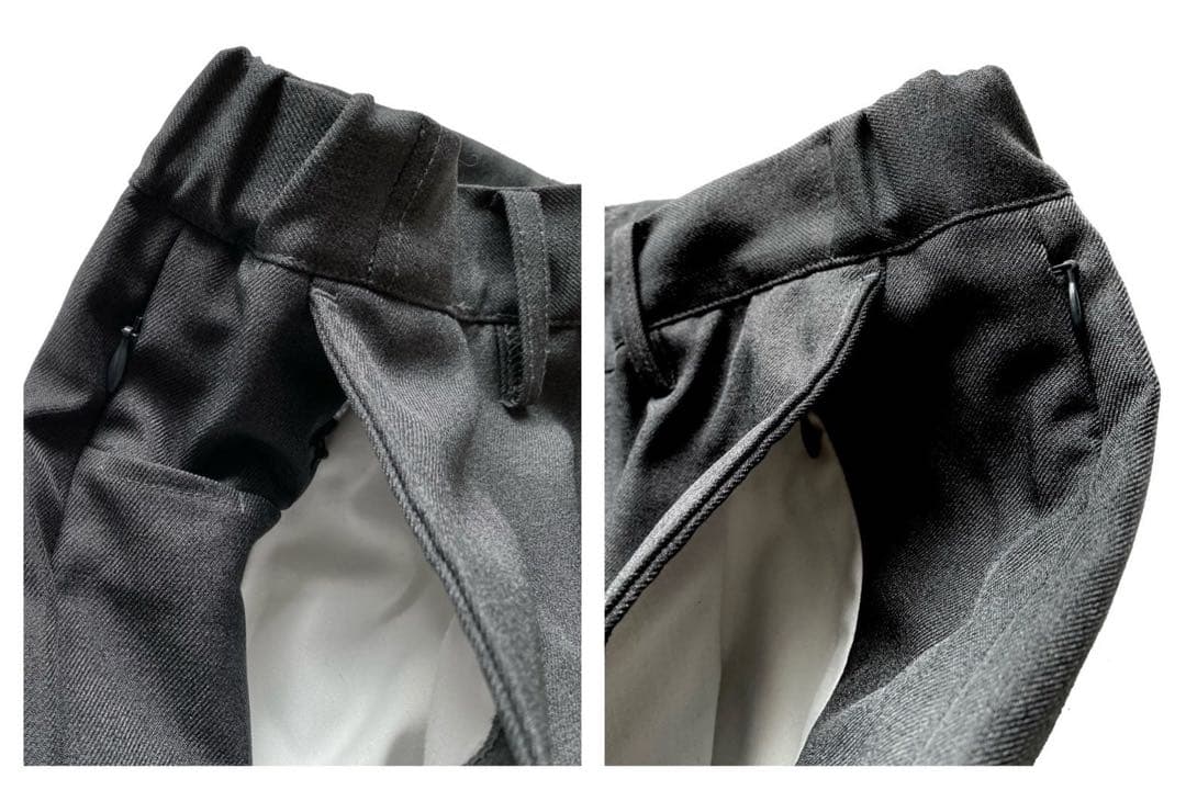 f*t様 【美品】PWA スリットストレートスラックス XL チャコール