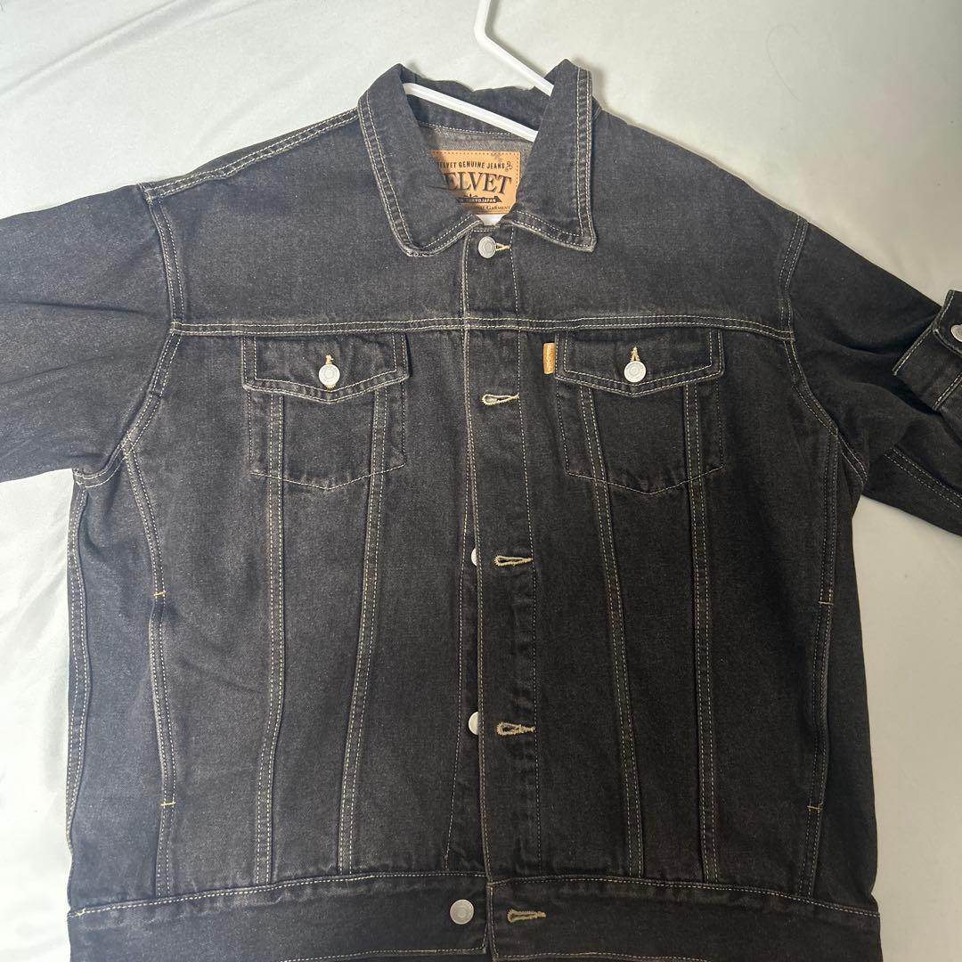 BELVET ダークデニムジャケット＆パンツセット