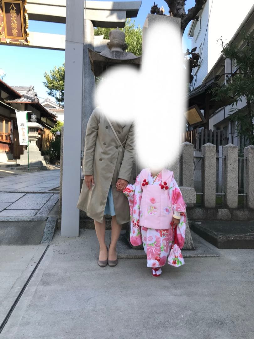 七五三　3歳　女の子　着物セット