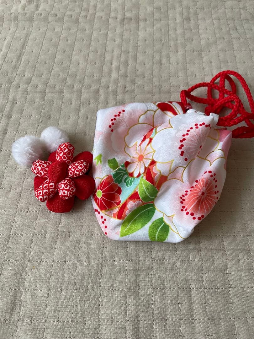 七五三　3歳　女の子　着物セット