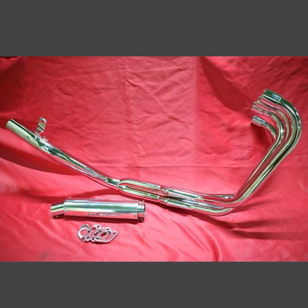 ゼファー400 ゼファーχ ZR400 4-2-1 マフラー サイレンサー付き