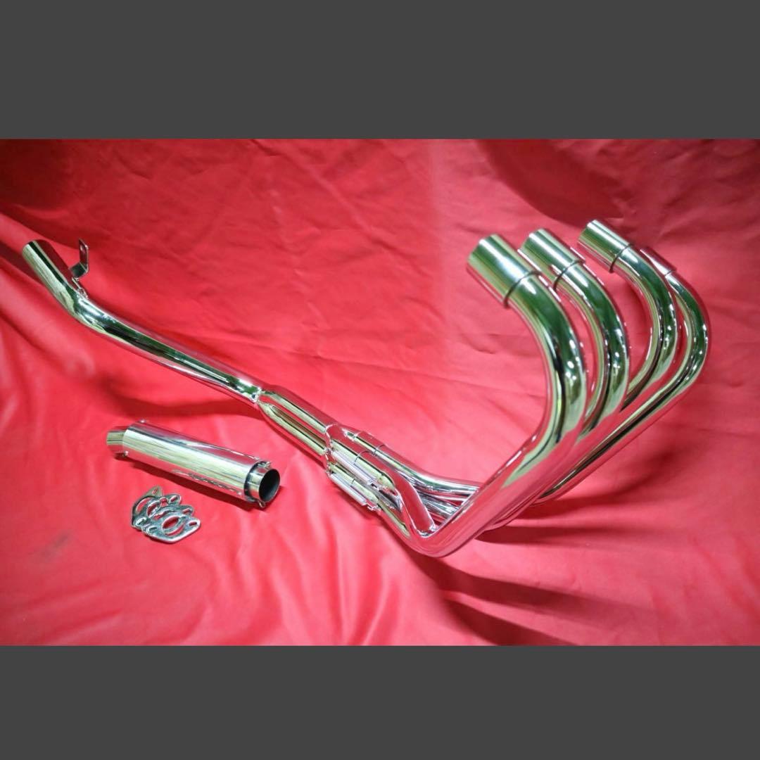 ゼファー400 ゼファーχ ZR400 4-2-1 マフラー サイレンサー付き